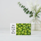 Reife grüne Limes Visitenkarte (Stehend Vorderseite)