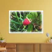 Reife Himbeere Leinwanddruck (Insitu (Wohnzimmer))