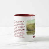 Reife Kaffee-Tasse Tasse (Zentrum)