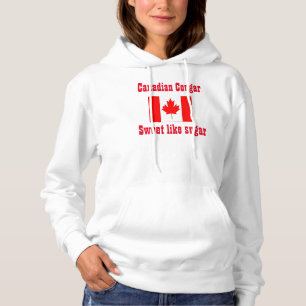 Reife kanadische Frauen Hoodie