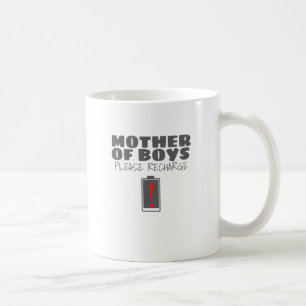 Reife Mama Mutter von Jungen Bitte lasten Geschenk Kaffeetasse
