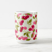 Reife rote Kirsche. Kaffeetasse (Mittel)