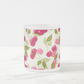 Reife rote Kirsche. Mattglastasse (Mittel)