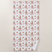 reife, saftige, rote Wassermelone Strandtuch (Vorderseite)