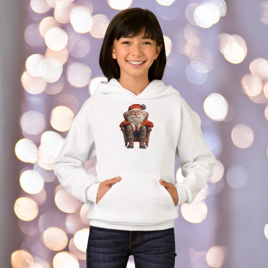 Reife Santa 2 Girl's Hoodie