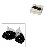 Reife Sommer BlackBerry BlackBerry Berry Berries Gummistempel (Stempel)