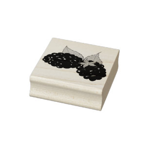 Reife Sommer BlackBerry BlackBerry Berry Berries Gummistempel
