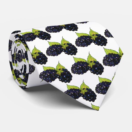 Reife Sommer BlackBerry BlackBerry Berry Berries Krawatte (Gerollt)