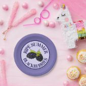 Reife Sommer BlackBerry BlackBerry Berry Berries Pappteller (Party)