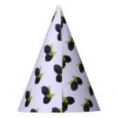 Reife Sommer BlackBerry BlackBerry Berry Berries Partyhütchen (Rückseite)