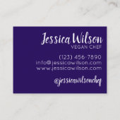 Reife Sommer BlackBerry BlackBerry Berry Berries Visitenkarte (Rückseite)