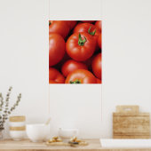 Reife Tomaten - Hellrot, Frisch Poster (Küche)
