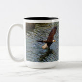 Reife Wälder und Wälder Eagle Zweifarbige Tasse (Links)
