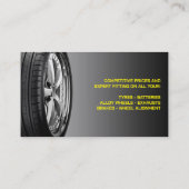 Reifen Auto Reparaturkarte Visitenkarte (Rückseite)