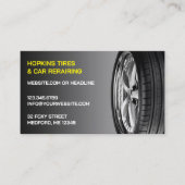 Reifen Auto Reparaturkarte Visitenkarte (Vorderseite)