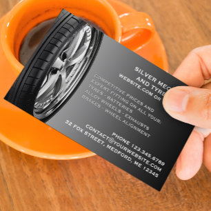 Reifen Auto Reparaturkarte Visitenkarte