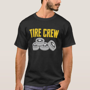 Reifen-Crew-Reifen-Typ Radfelgen Wechsel Mechanike T-Shirt