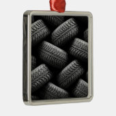 Reifen für schwarze Kraftfahrzeuge Ornament Aus Metall (Rechts)
