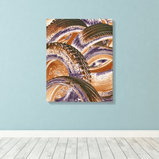 REIFEN LEINWANDDRUCK (Insitu (Holzboden))