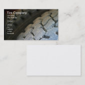 Reifen-Oberfläche Visitenkarte (Vorne/Hinten)