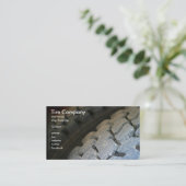 Reifen-Oberfläche Visitenkarte (Stehend Vorderseite)