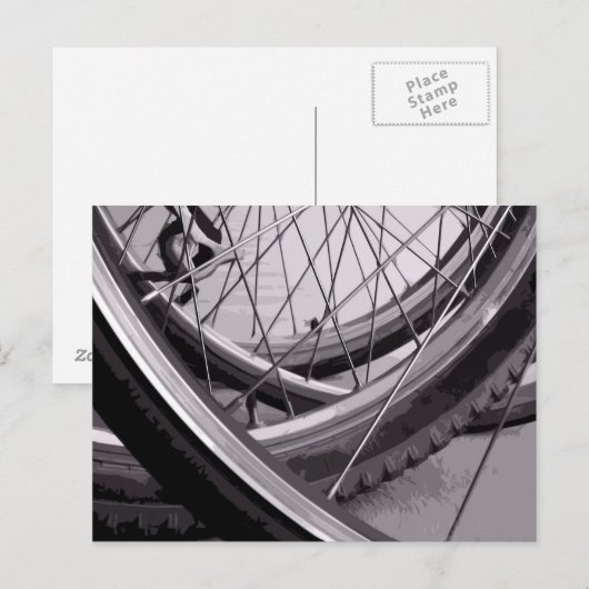 Reifen Postkarte (Vorne/Hinten)