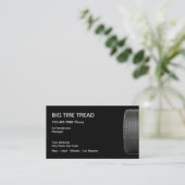 Reifen-Speicher-Visitenkarten Visitenkarte (Stehend Vorderseite)