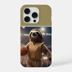 Reifen und Hänger: Das Slam Dunking Faultier, iPhone 15 Pro Hülle