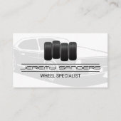 Reifen- und Radbetrieb | Auto Visitenkarte (Vorderseite)