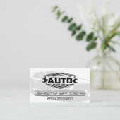 Reifen- und Räderservice | Auto Tech Visitenkarte (Stehend Vorderseite)