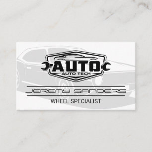 Reifen- und Räderservice Auto Tech Visitenkarte