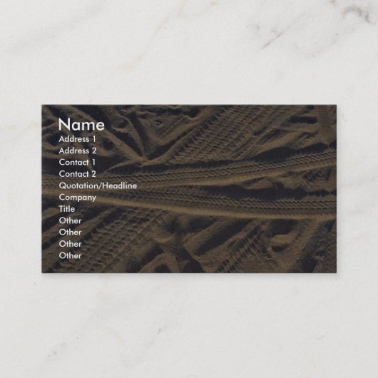 Reifenbahnen Visitenkarte (Vorderseite)