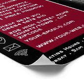 Reifenbauweise, Reifenfachgeschäft Poster (Ecke)