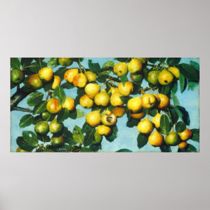 Reifende Birnen - Joseph Decker Fine Art Poster