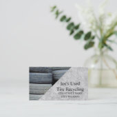 Reifendienstleistung Neue gebrauchte Auto-Reparatu Visitenkarte (Stehend Vorderseite)