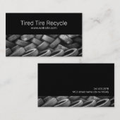 Reifenladen Gerecycelt Auto Visitenkarte (Vorne/Hinten)