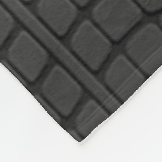 Reifenlautmuster Fleecedecke (Ecke)