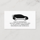 Reifenmarken | Auto-Wrench-Logo Visitenkarte (Rückseite)