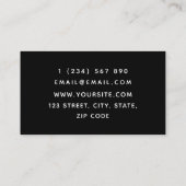 Reifenmontage & Balancing Automobil Service Visitenkarte (Rückseite)