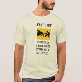 Reifenpanne T-Shirt (Vorderseite)