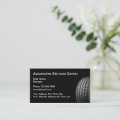 Reifenprofil für Automobildienste Visitenkarte (Stehend Vorderseite)