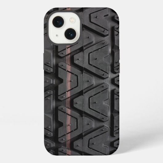Reifenprofil-Handyhülle iPhone Hülle (Rückseite)