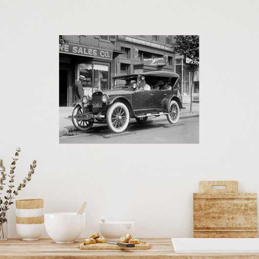 Reifenpunktionsprüfung, 1922 poster (Küche)