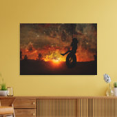 Reifenschwingengeflecht - Leinwand (Insitu (Wohnzimmer))