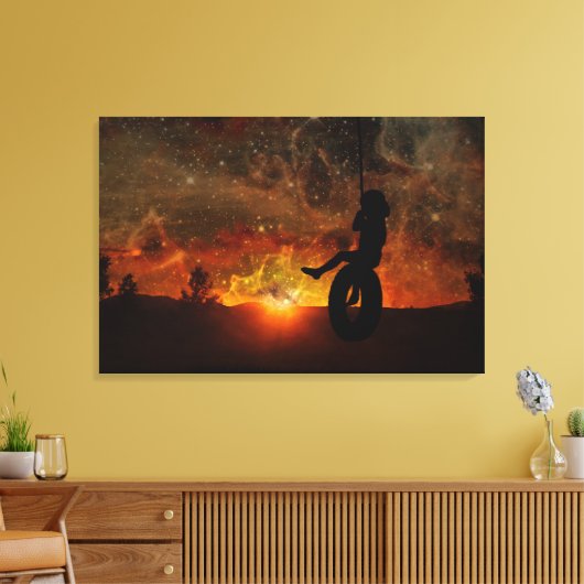 Reifenschwingengeflecht - Leinwand (Insitu (Wohnzimmer))