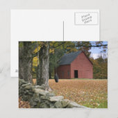 Reifenschwung entlang einer Straße in Südvermont, Postkarte (Vorne/Hinten)