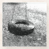 Reifenschwung Glasuntersetzer (Vorderseite)