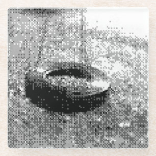 Reifenschwung Glasuntersetzer