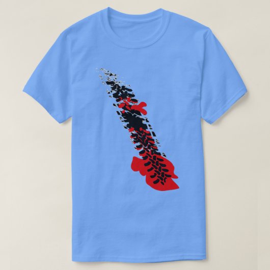 Reifenspur 1 T-Shirt (Design vorne)