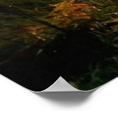 Reifenspuren in der Wald Poster Artwork Mural (Ecke)